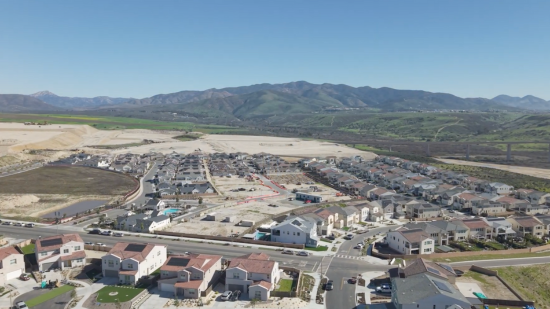Drone Image of the construction update at Haddington from January 2026