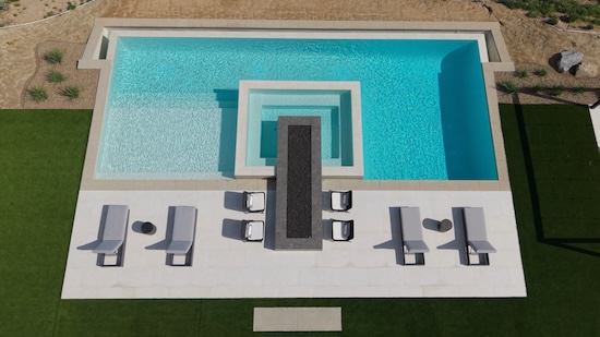 Mountain House Model Home Pool