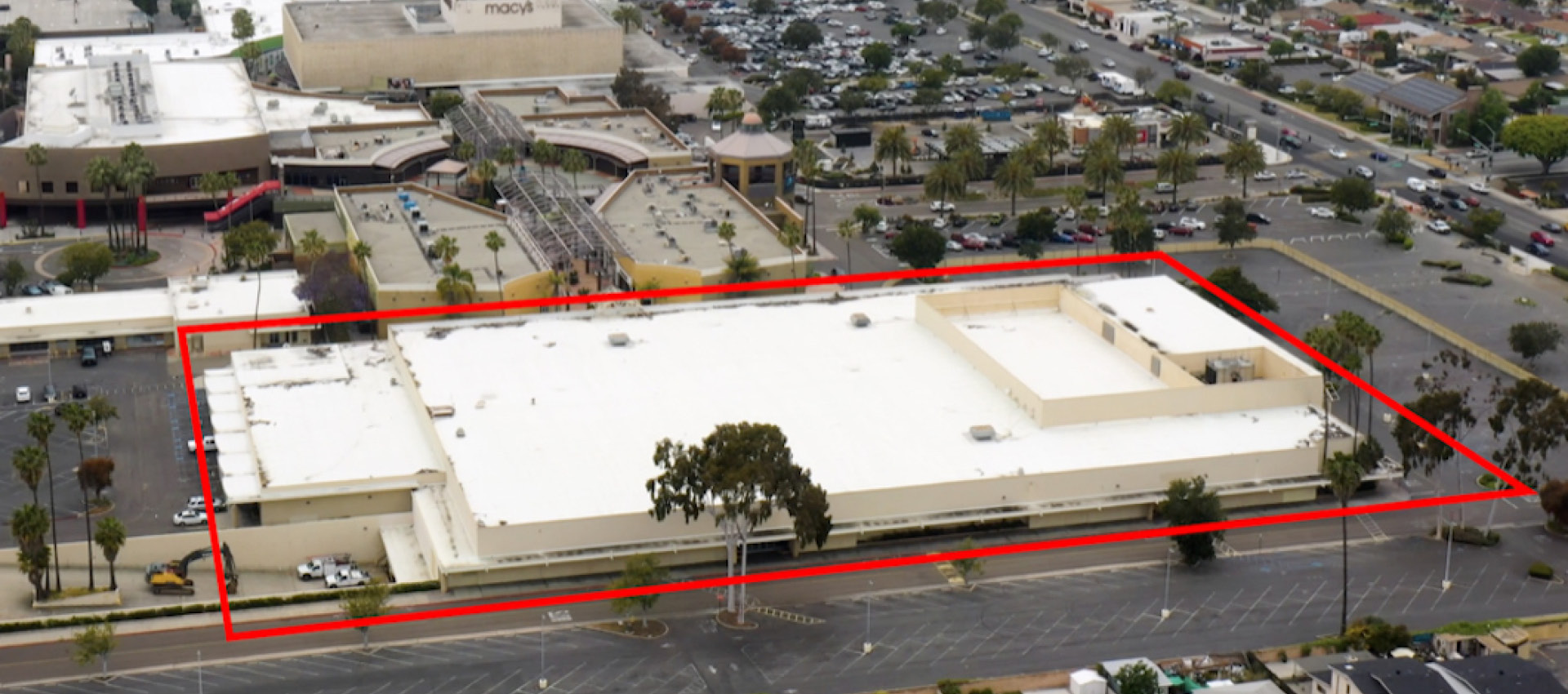 Chula Vista Center Sears Building Before Construction