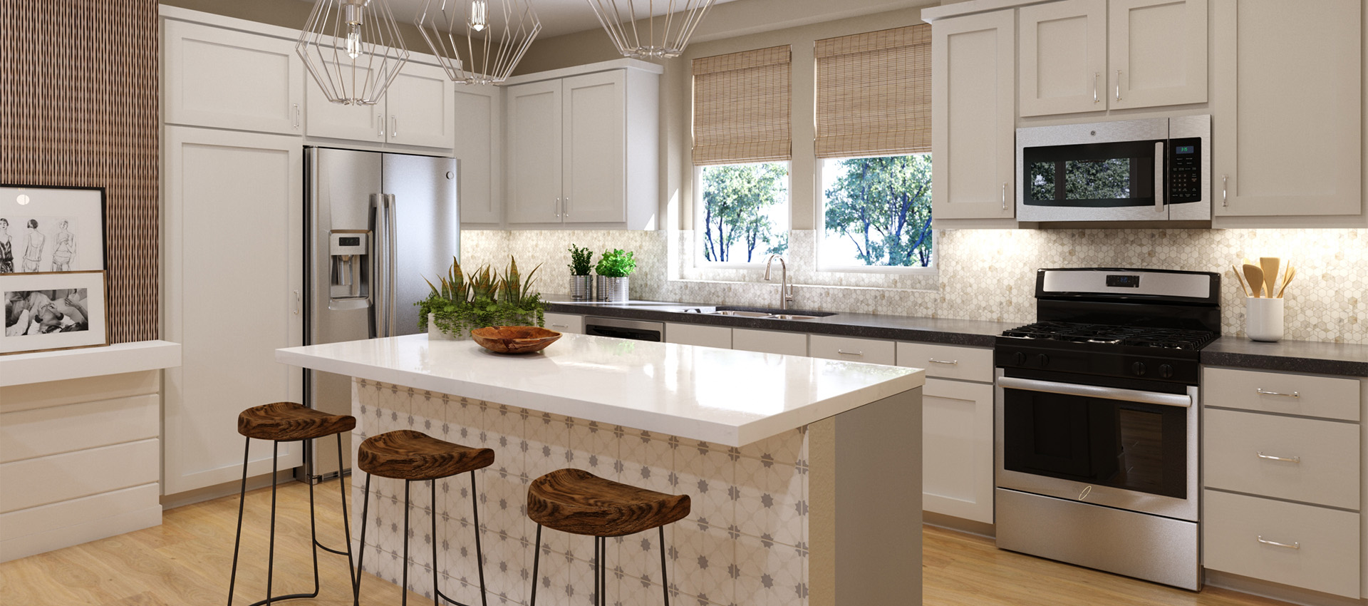 DORSEY Plan 1 Kitchen Rendering image