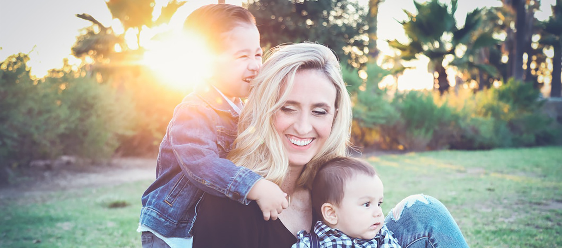 Image of a mother and her sons