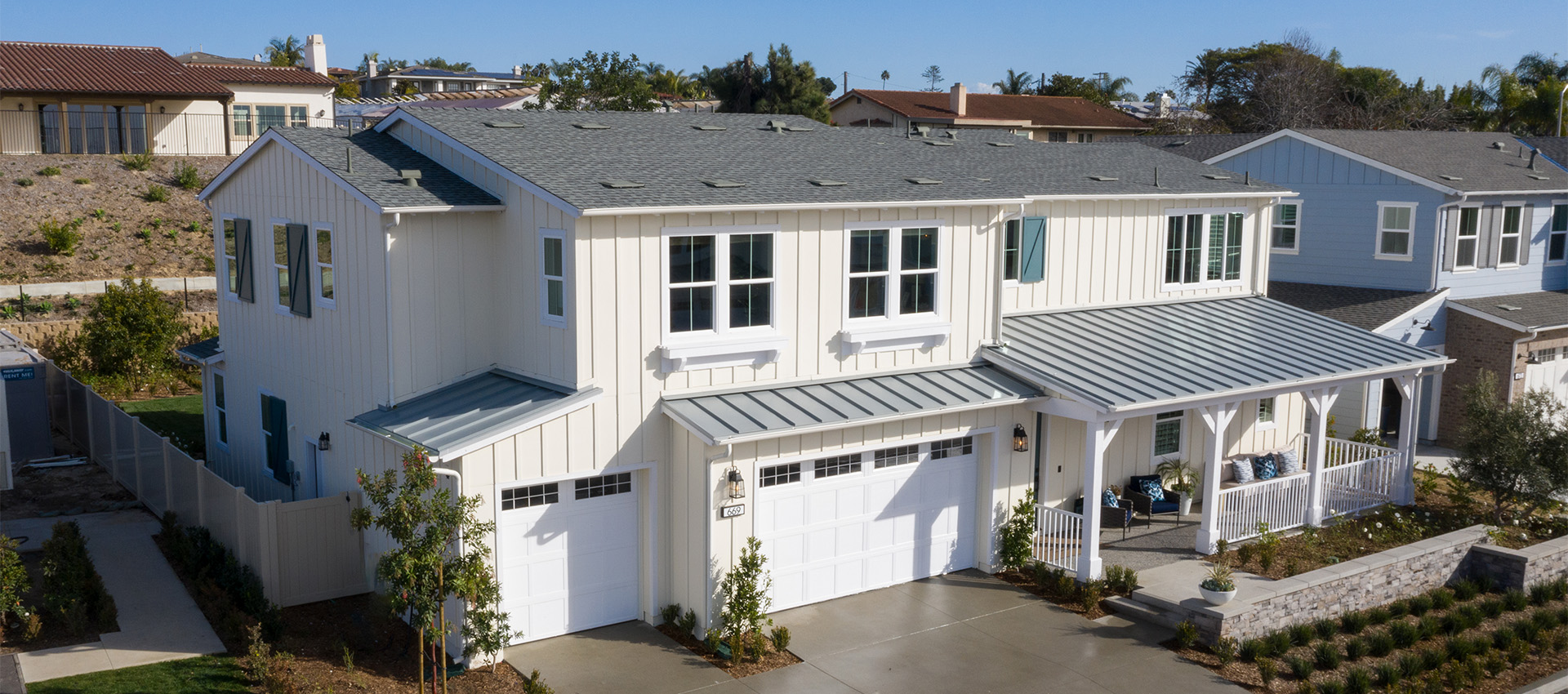 Aerial image from blue crest