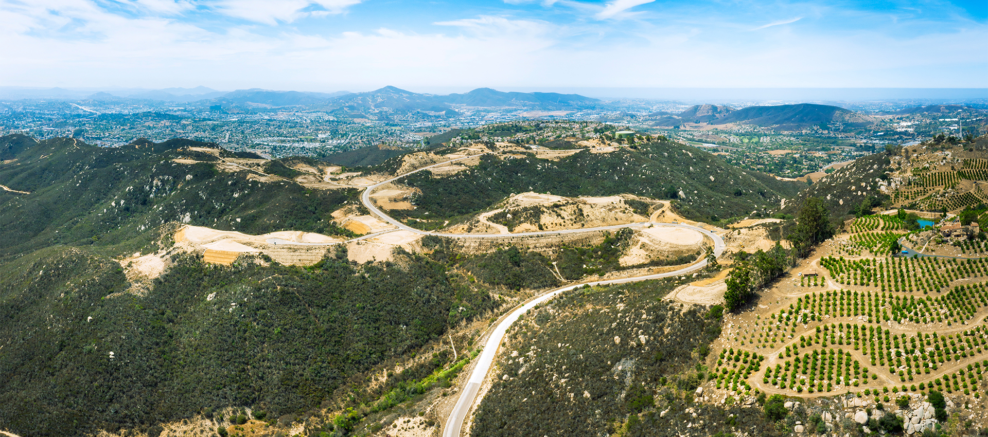 Ariel views above Mountain House from July 2022 image