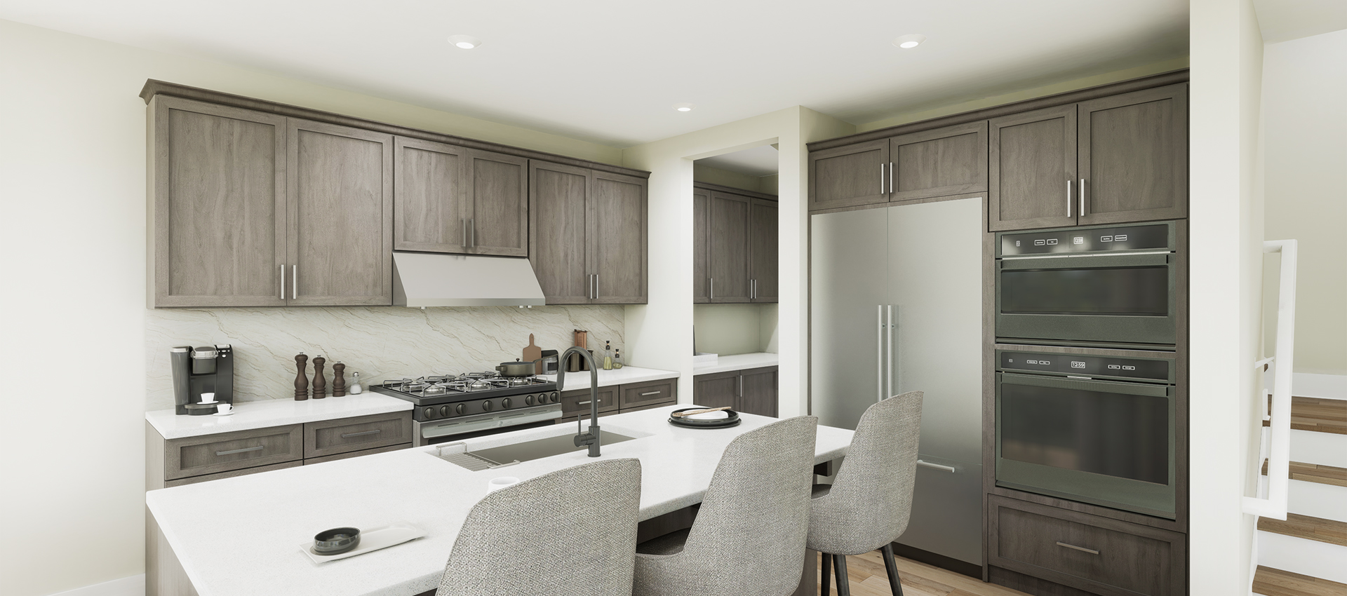 Plan 4x Kitchen Preliminary Rendering