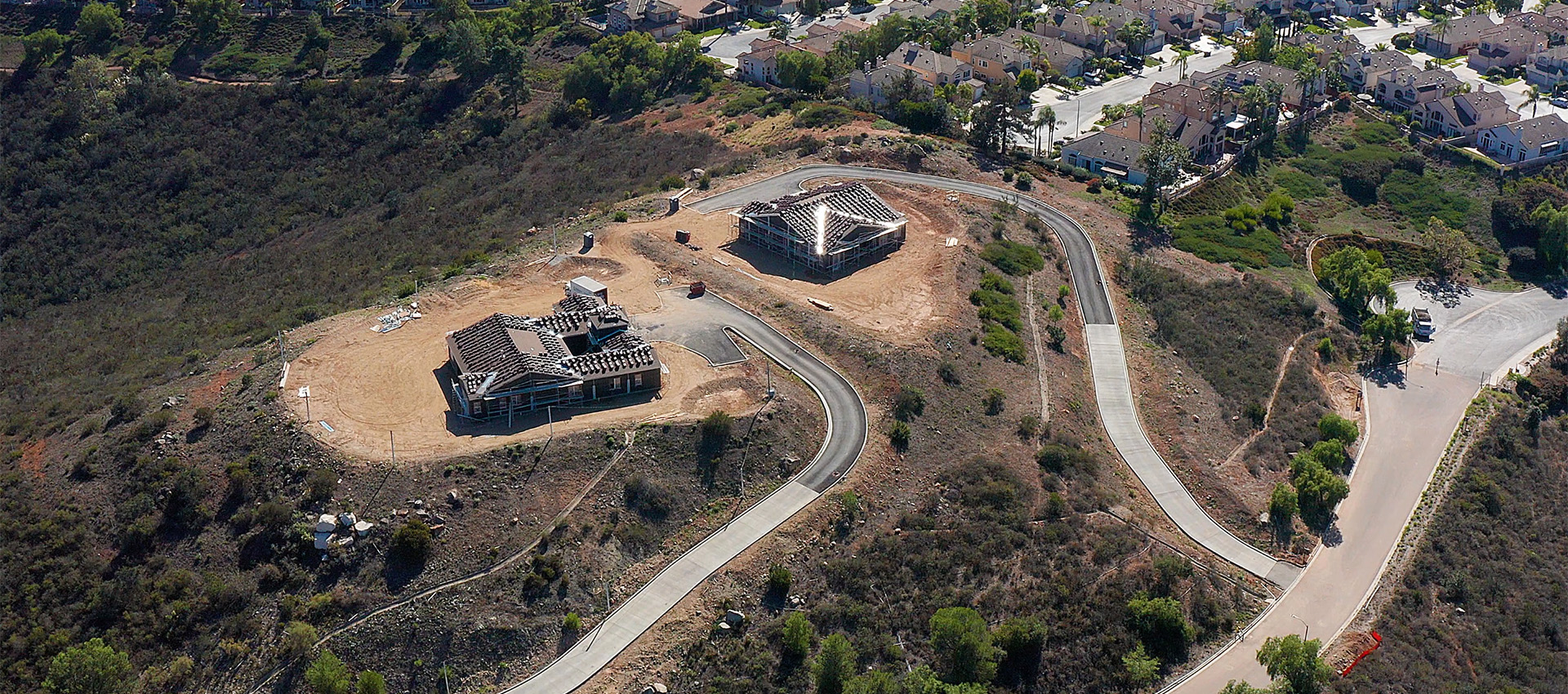 Image of two homesites at Mountain House