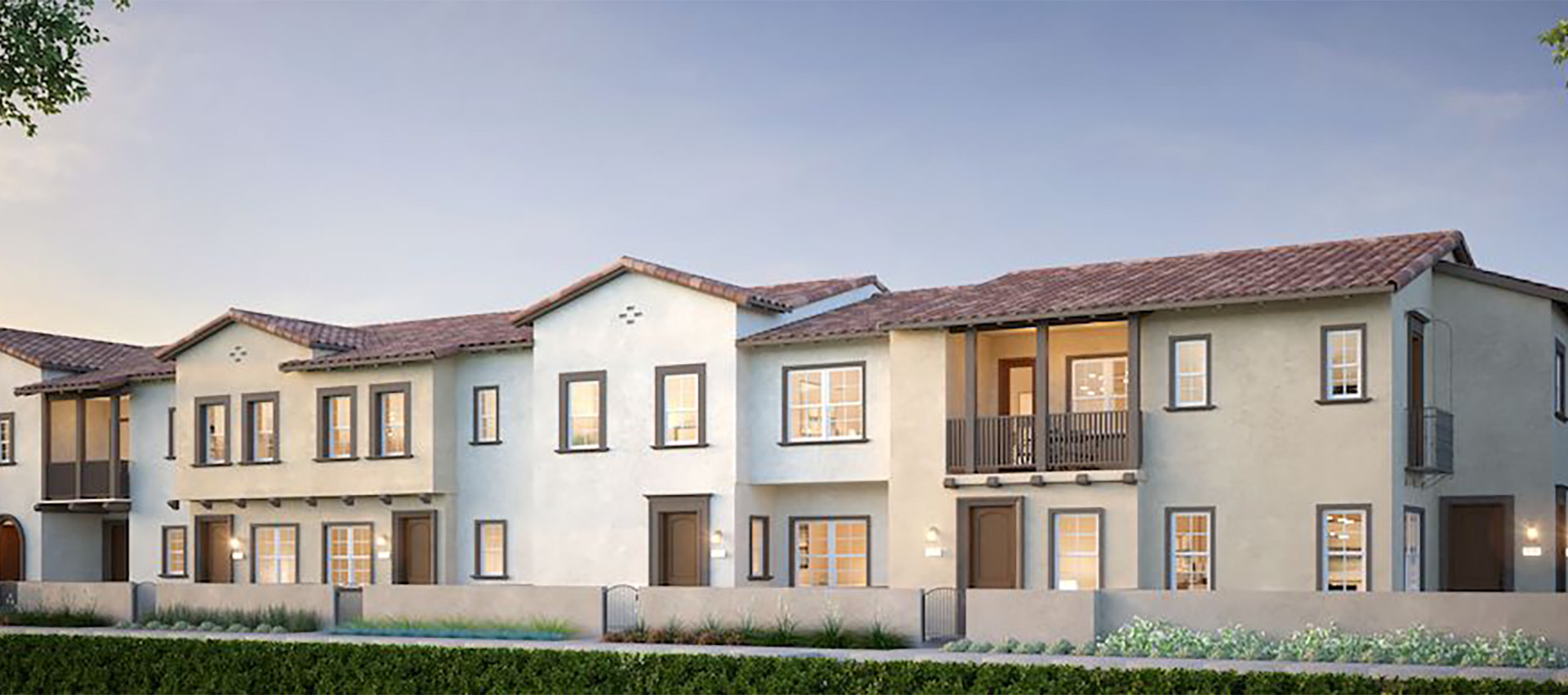 Exterior street scene rendering at Skyhaus image