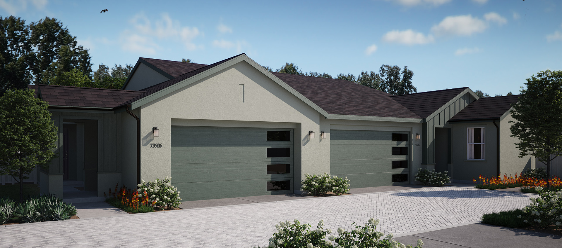 Exterior rendering image of plan 3 at Haddington at Côta Vera 