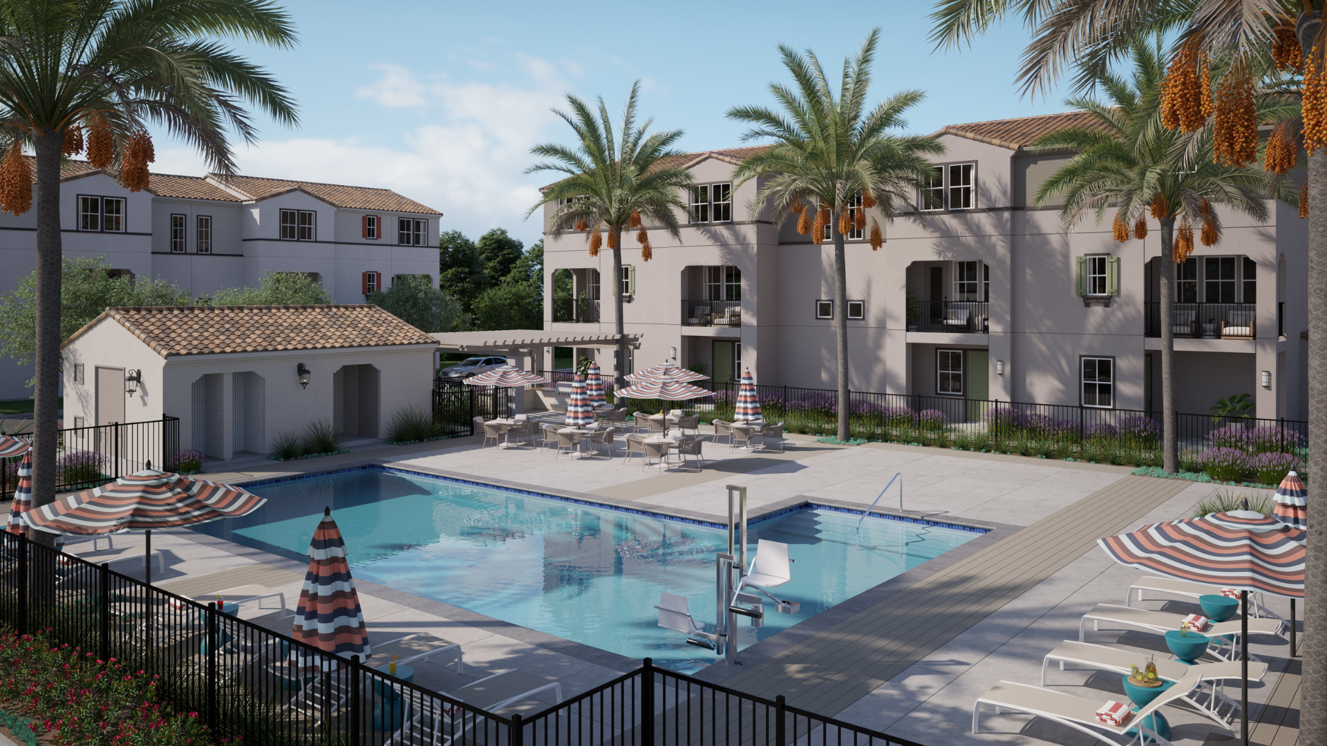 Rendering image of the pool at Citrus Bay