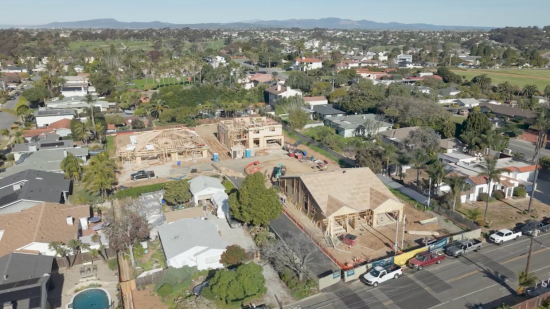 Image of the construction progress at 3 California St. by CW Signature 