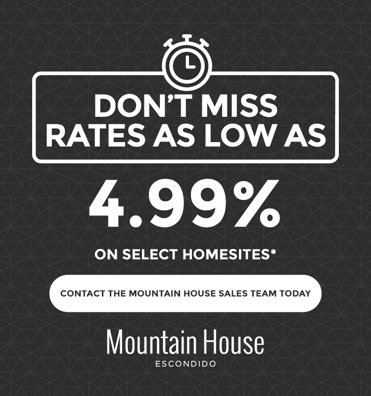 Popup for Mountain House incentive